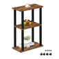 TUTOTAK Small Side Table Narrow End Table Bedside Table Couch Side Table with Wheels for Living Room or Bedroom Brown TB01BB061 Kia Day Design