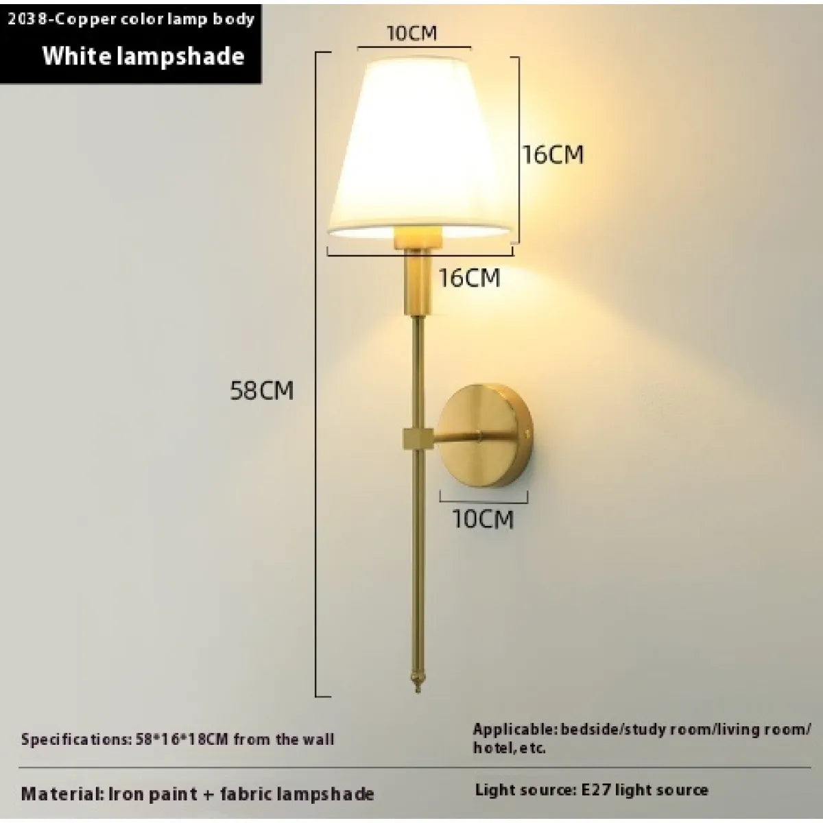 Modern Nordic Wall Lamp Kia Day Design