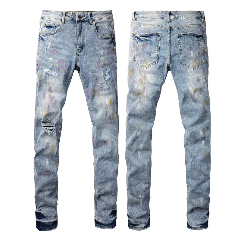 Slim Fit Skinny Jeans for Men - Light Blue 31 - jeans