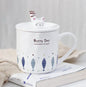 Cute Cat Ceramic Mug - Creative Cartoon Coffee Cup - 1 - Mug
