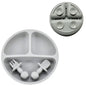 Baby Silicone Plate Set Grey