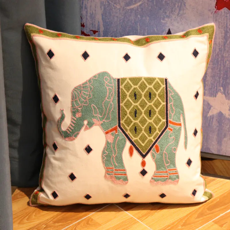American Cotton Decorative Pillow Cover for Sofa Kia Day Design