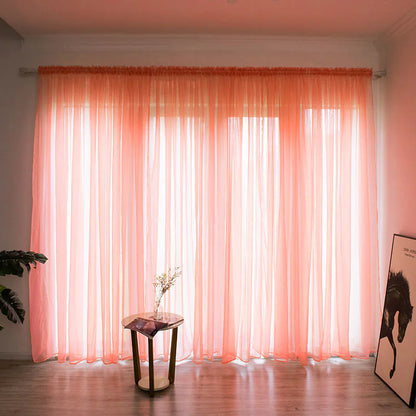 Solid Color Gauze Curtains - Kia Day Design
