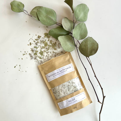 RELIEF - Menthol & Eucalyptus Botanical Bath Salts - - Bath Salts