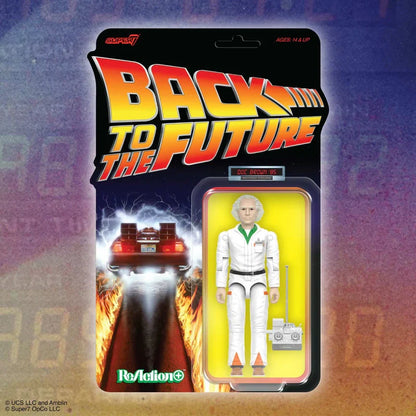 ReAction Back to the Future ReAction+ Wv1 Doc Brown '85 3¾-inch Retro Action Figure- Back to the Future™- {{Product type}}
