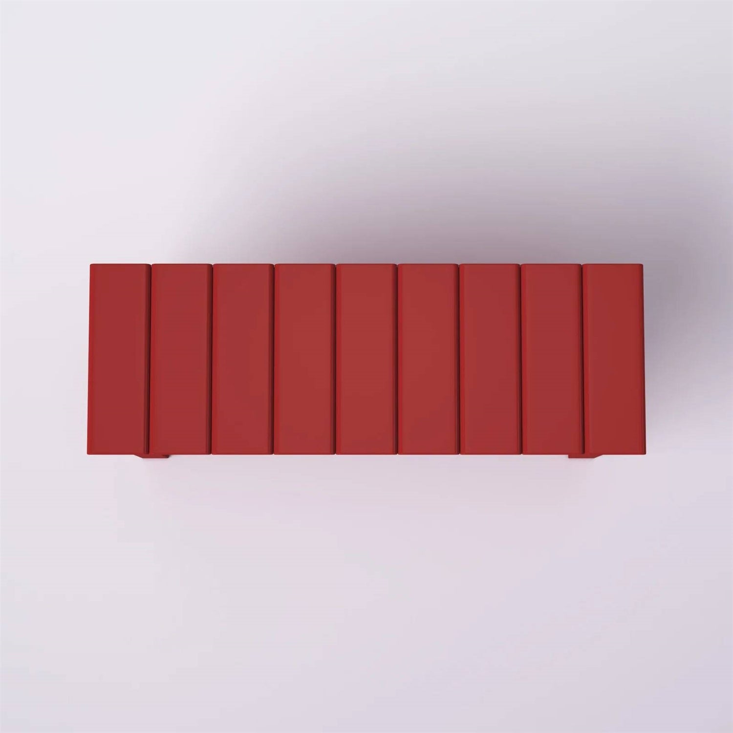 Red Wooden 2-Shelf Shoe Rack Storage Bench for Entryway or Closet - - Accents > Shoe Racks