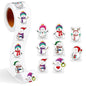 500-piece Snowman Gift Tag Stickers - STYLE-CHRIST-B - gift tags