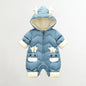 Baby Winter Snowsuit Blue 6-9M (80CM)