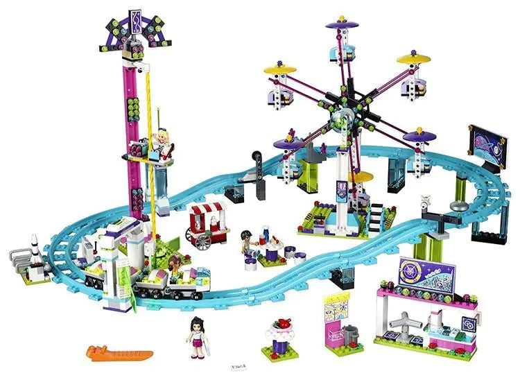 Amusement Park Large Roller Coaster Building Blocks - Kia Day Design