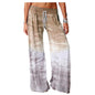 Gradient Printed Yoga Wide Leg Pants for Women - Kia Day Design