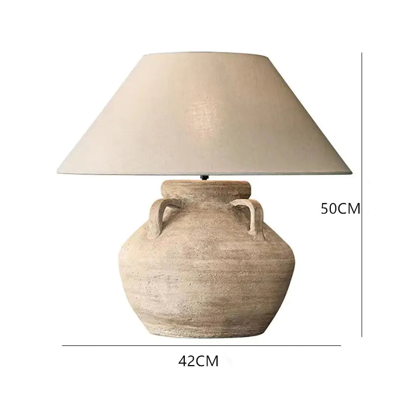 Zhongshan Ceramic Table Lamp - Vintage Japanese Style Kia Day Design