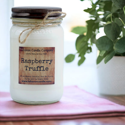Raspberry Truffle Candle - - Candles & Melts