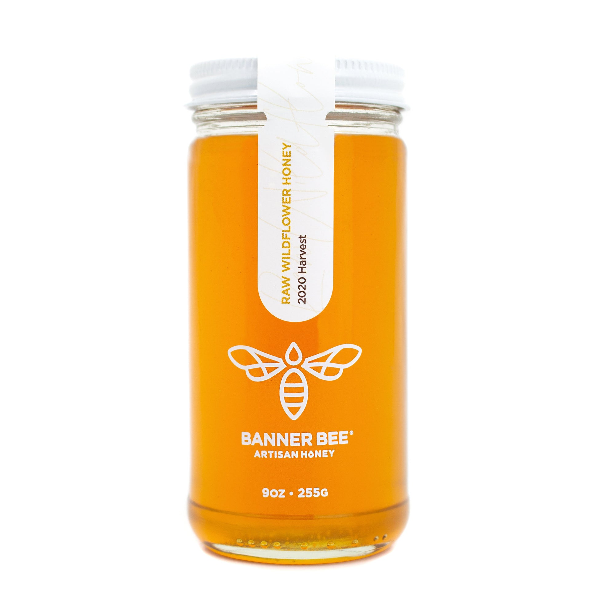 Liquid Raw Wildflower Honey - 9oz glass jar - Raw Honey
