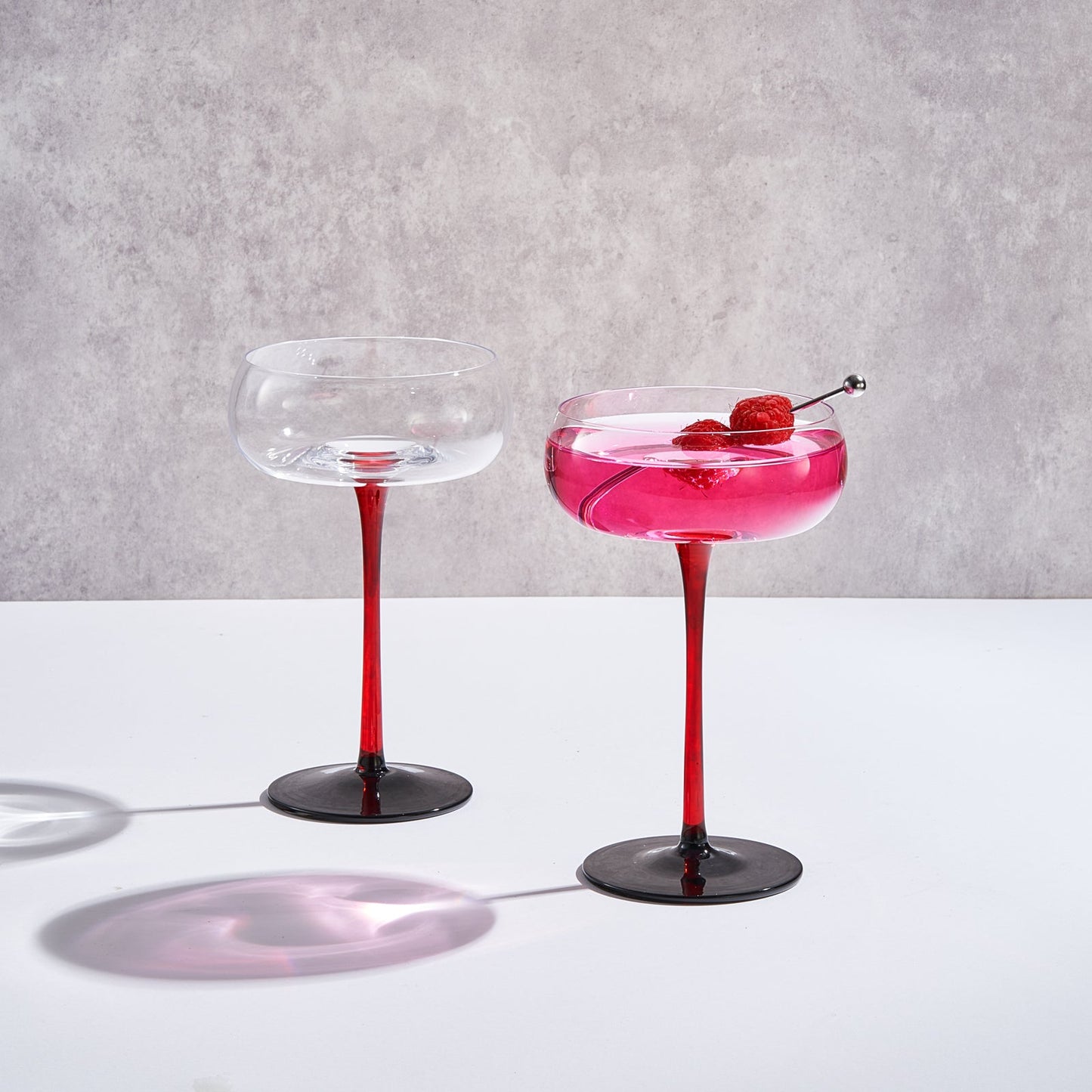 Venice Champagne Coupe, Cocktail Glassware, Set of 2 - - Coupe