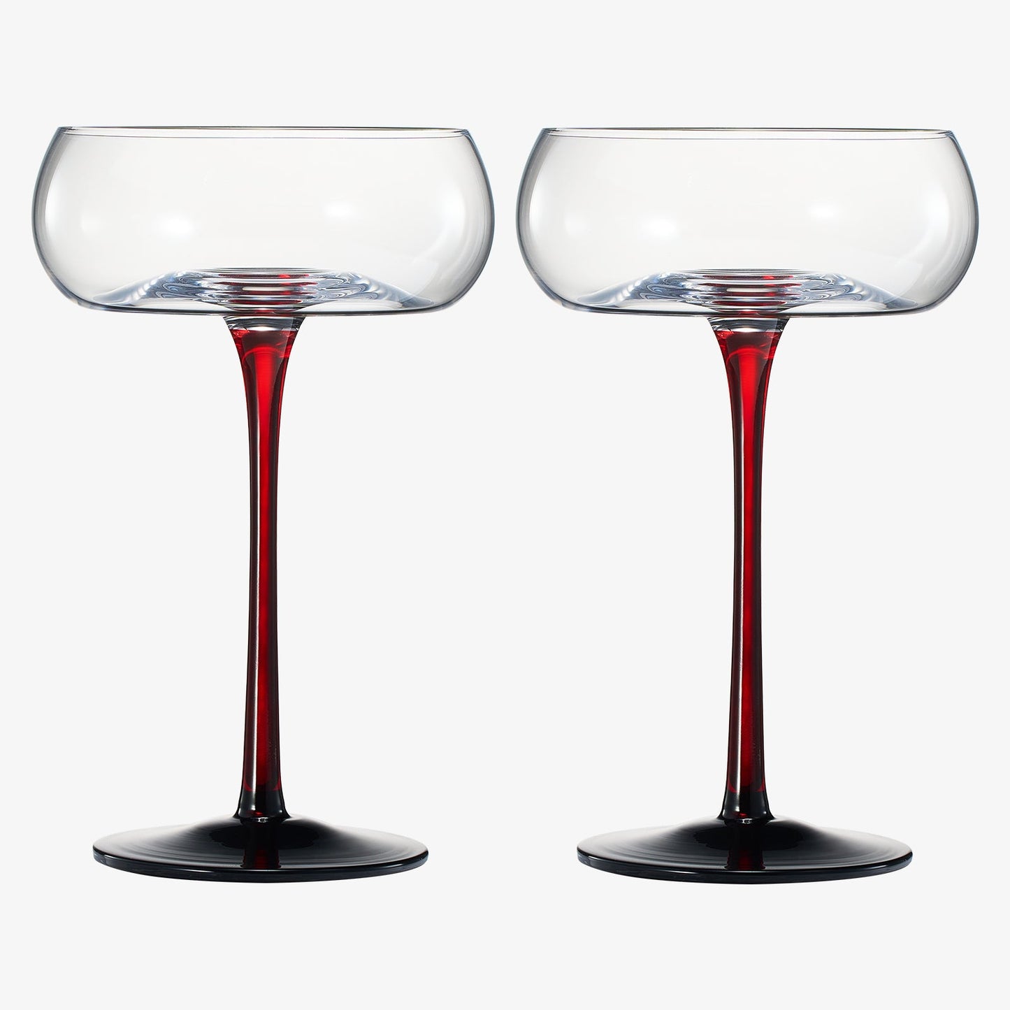Venice Champagne Coupe, Cocktail Glassware, Set of 2 - - Coupe