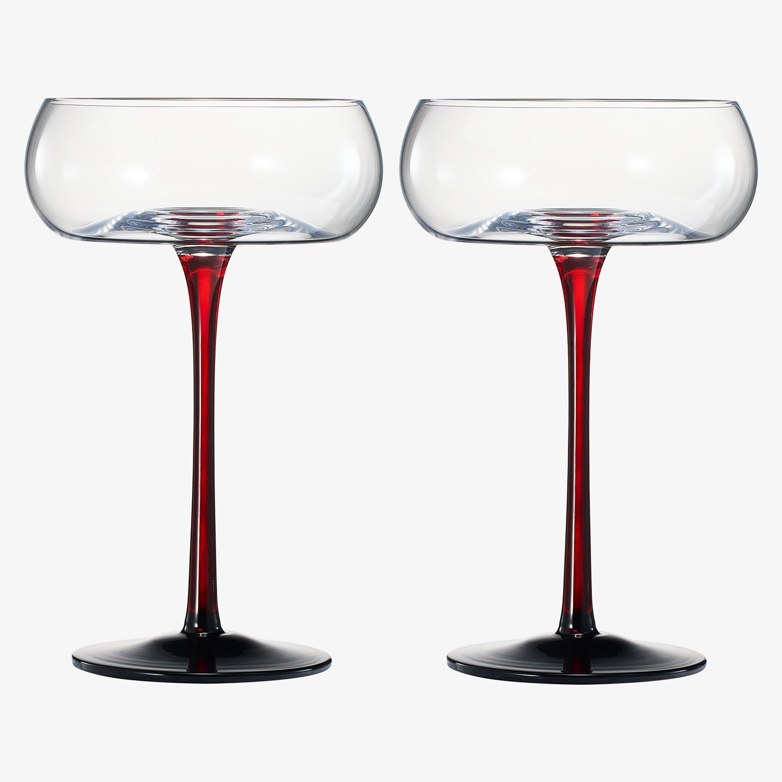 Venice Champagne Coupe, Cocktail Glassware, Set of 2 - - Coupe
