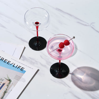 Venice Champagne Coupe, Cocktail Glassware, Set of 2 - - Coupe