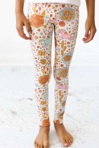 Retro Unicorns Leggings- Mila & Rose ®- {{Product type}}