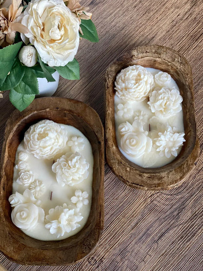 Botanical Garden Scented Dough Bowl Candle - Kia Day Design
