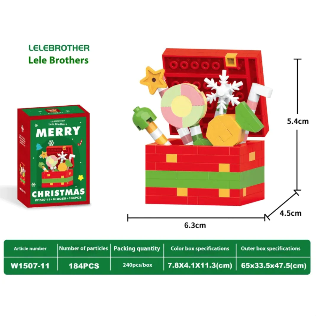 Christmas Snowman Assembly Blocks - W150711 Christmas Gift - building toy