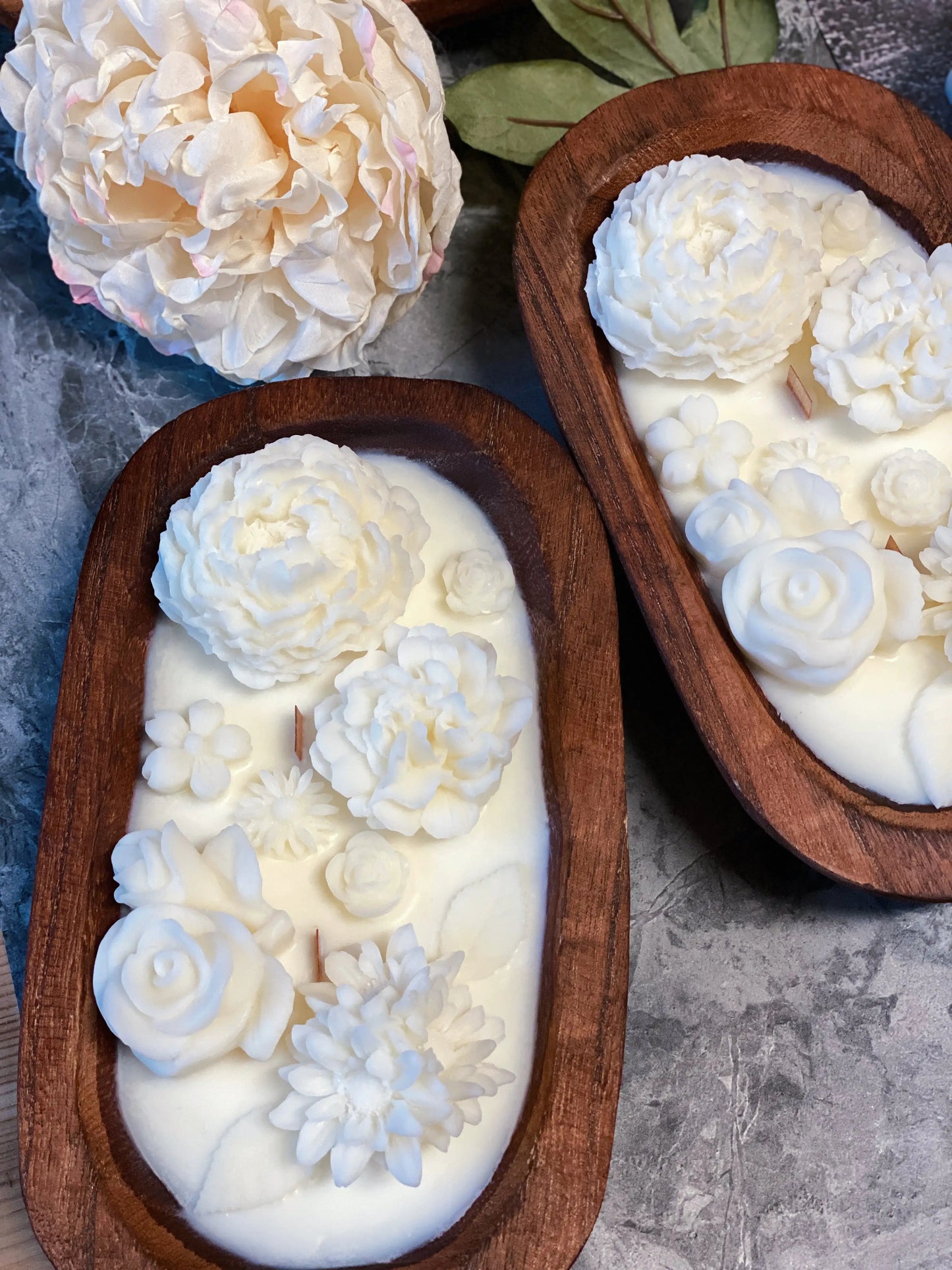 Botanical Garden Scented Dough Bowl Candle - Kia Day Design