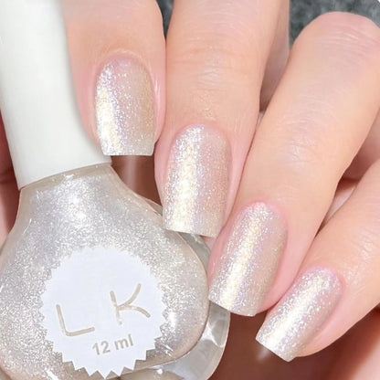 ASMAYSA Air Dry White Pearl Nail Polish - - nail polish