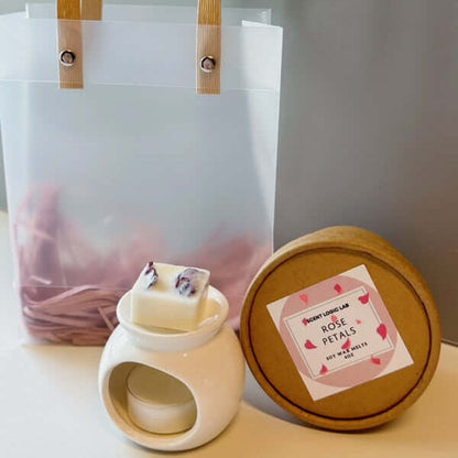 Rose Petal Wax Melter Gift Set - - Wax Melt
