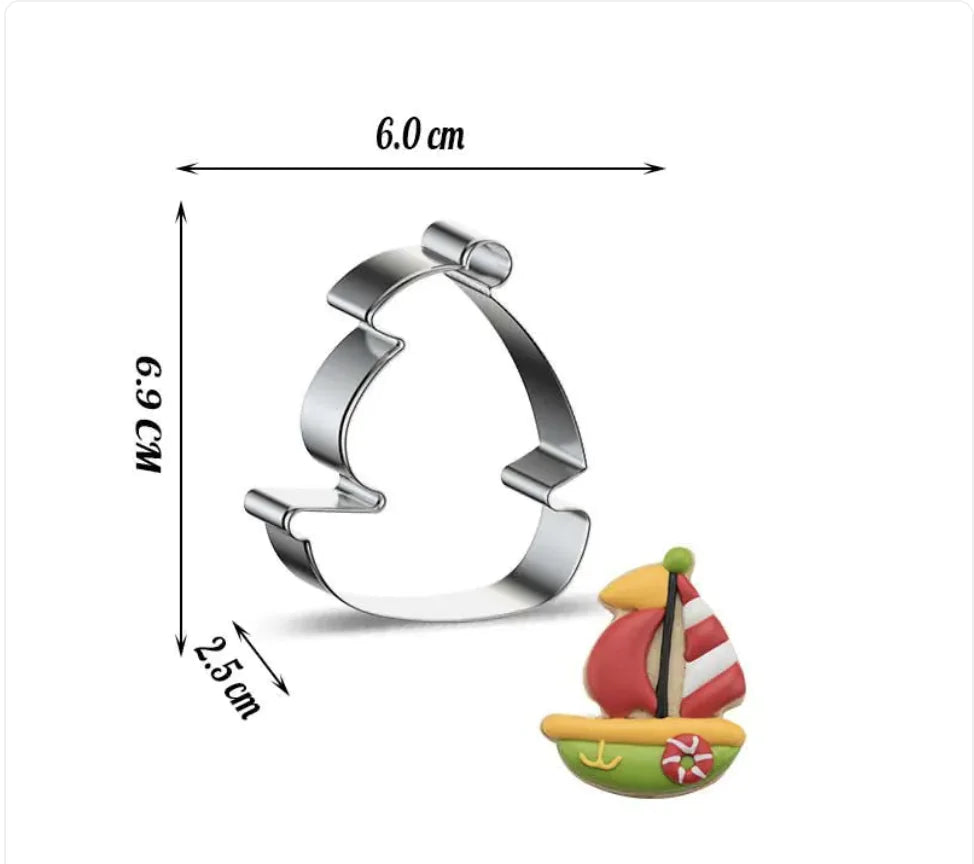 Transportation Shaped Cookie Cutters
