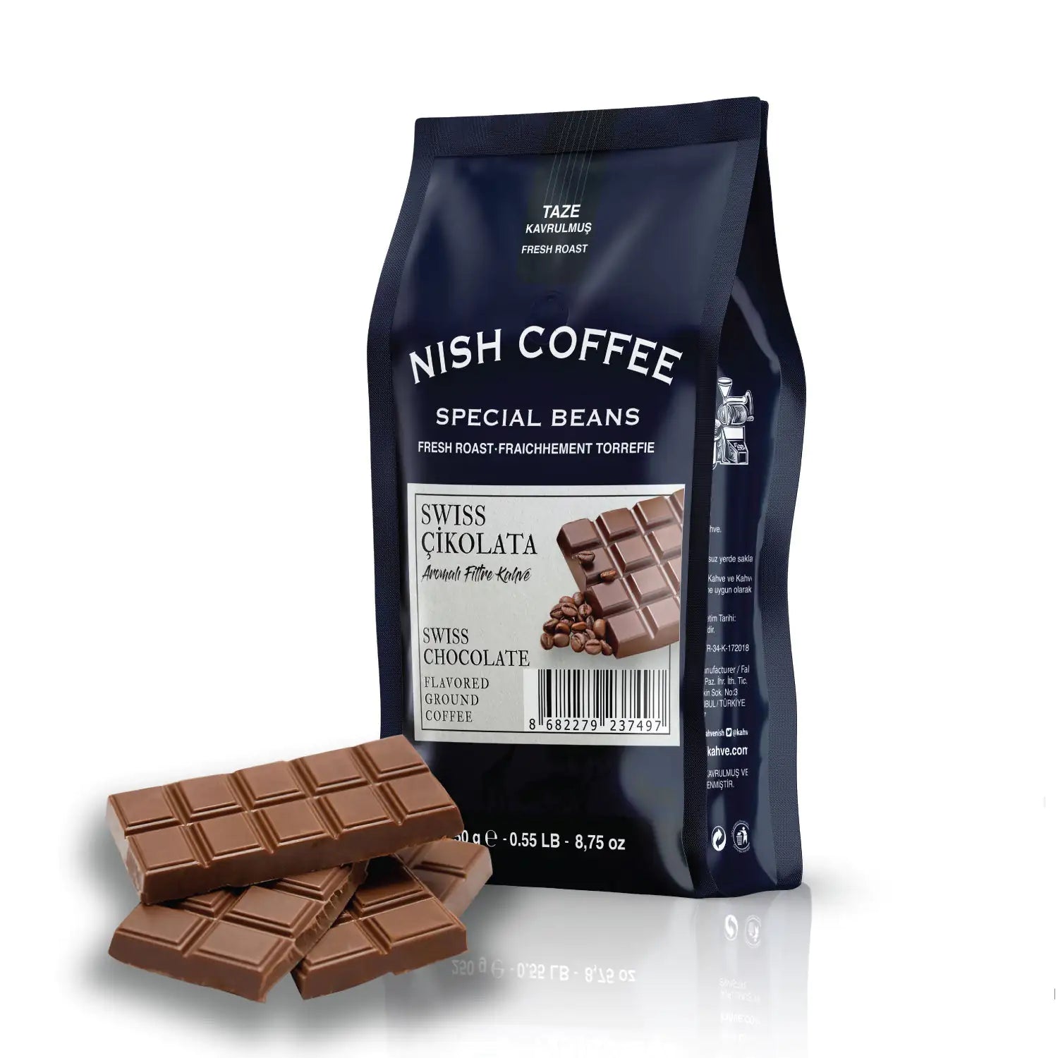 Nish Swiss Chocolate Flavored Filter Coffee 250 Gr - Kia Day Design