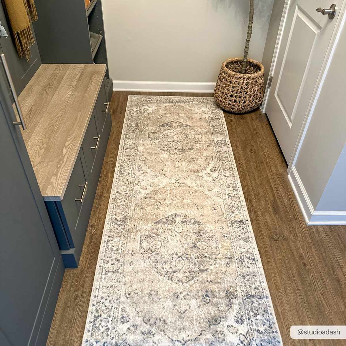 Rudo Beige Washable Area Rug - - Rugs