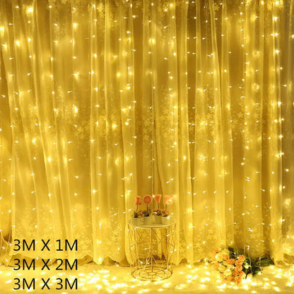 LED Curtain Garland Lights - Kia Day Design