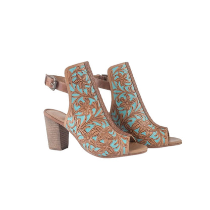 Darington Ranch Heel Shoes- Myra USA- {{Product type}}