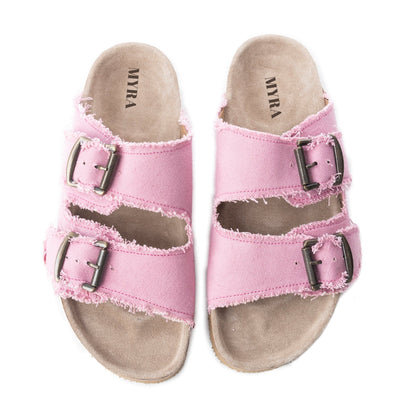 Desert Primrose Sandals In Pink- Myra USA- {{Product type}}