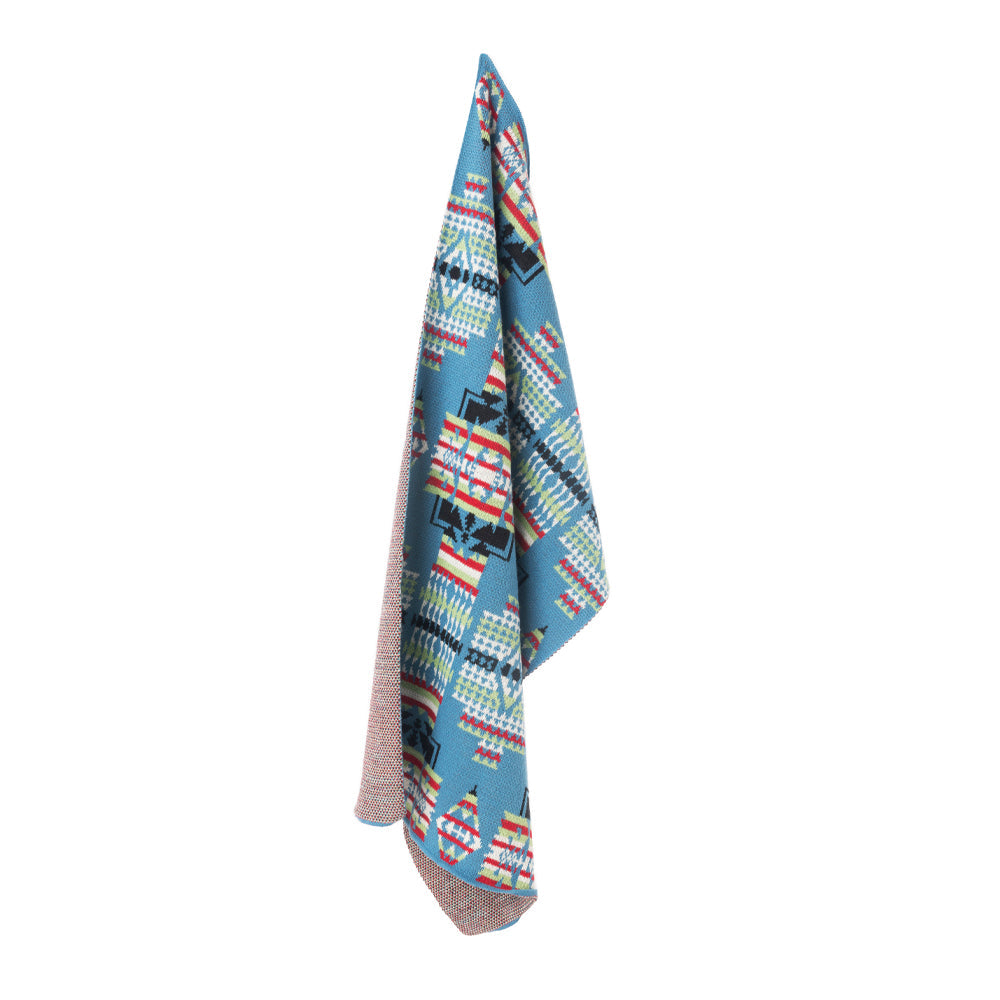 Mesa Mirage Knitted Cotton Kitchen Towel '' SET OF 2 '' in Aztec Blue - - KITCHEN TOWEL