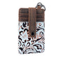 Myra Roper Embossed Card Holder for Women in Blue - Blue - Credit Card Holder