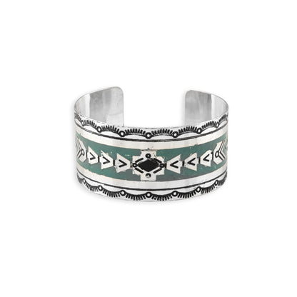 Mesa Heritage Etched Metal Cuff Bracelet- Myra USA- {{Product type}}