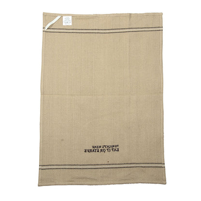 EAT IT OR STARVE DISH TOWEL '' SET OF 2 '' - - Home & Living