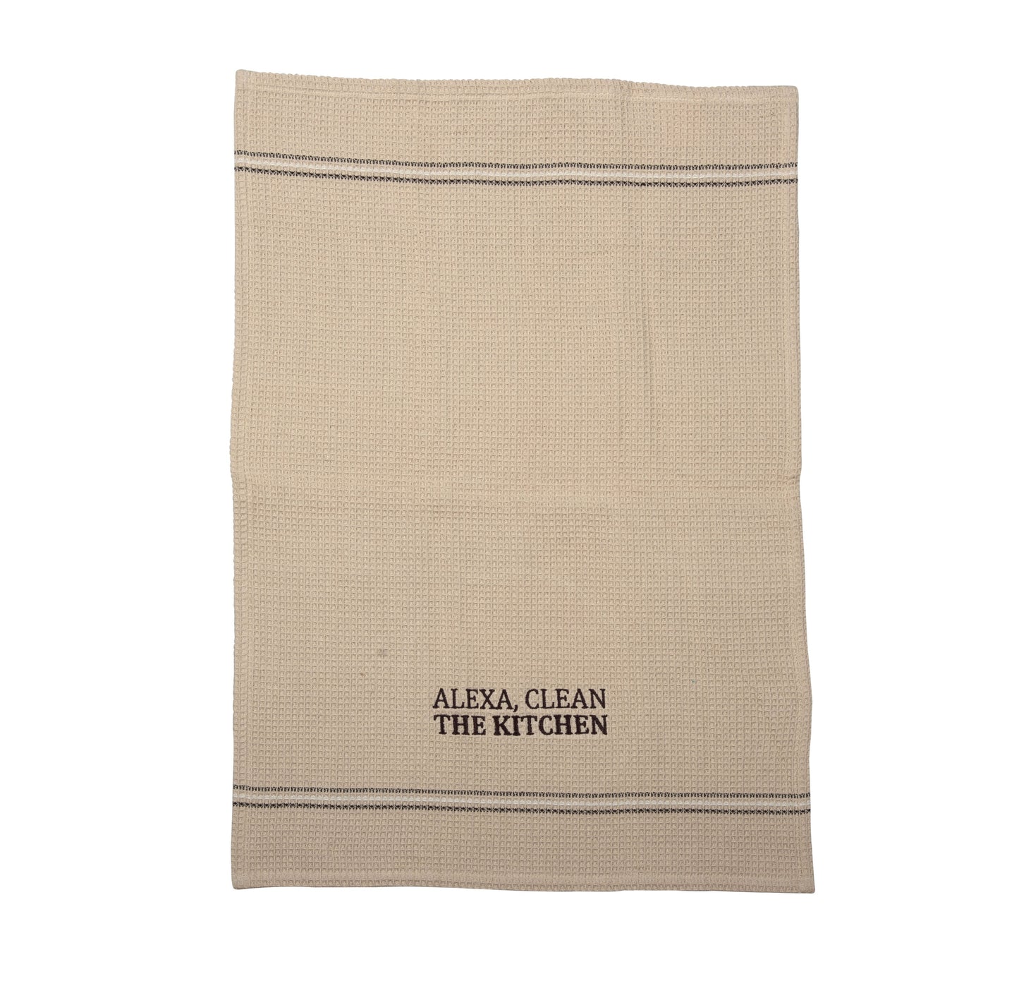 CLEAN THE KITCHEN DISH TOWEL SET OF 2 - - Home & Living