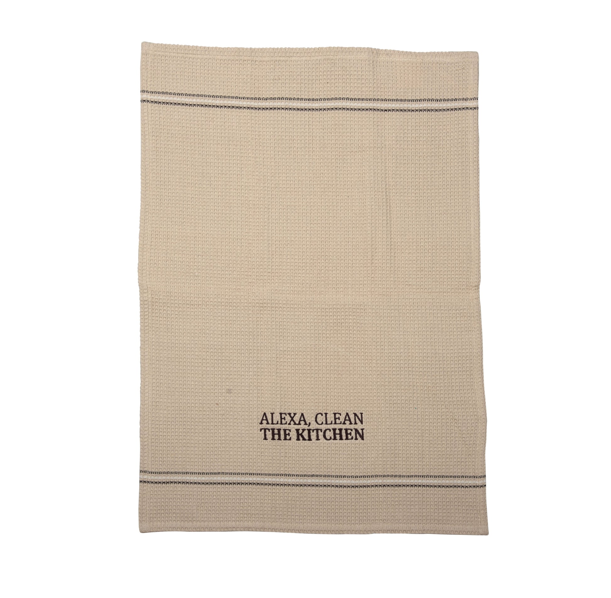 CLEAN THE KITCHEN DISH TOWEL SET OF 2 - - Home & Living