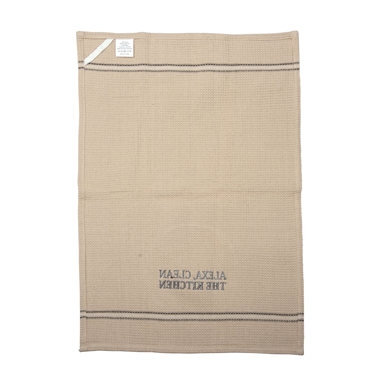 CLEAN THE KITCHEN DISH TOWEL SET OF 2 - - Home & Living