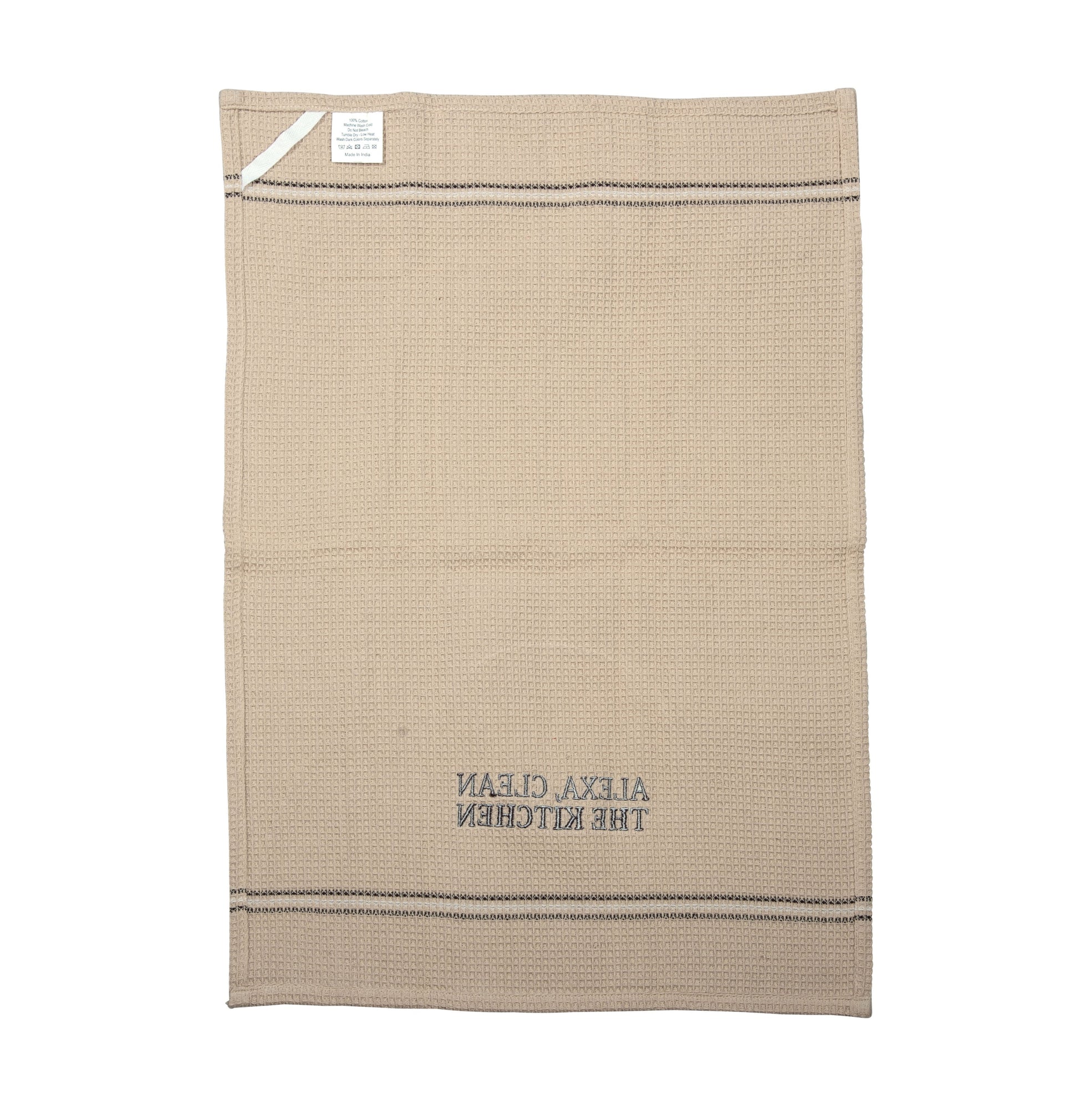 CLEAN THE KITCHEN DISH TOWEL SET OF 2 - - Home & Living