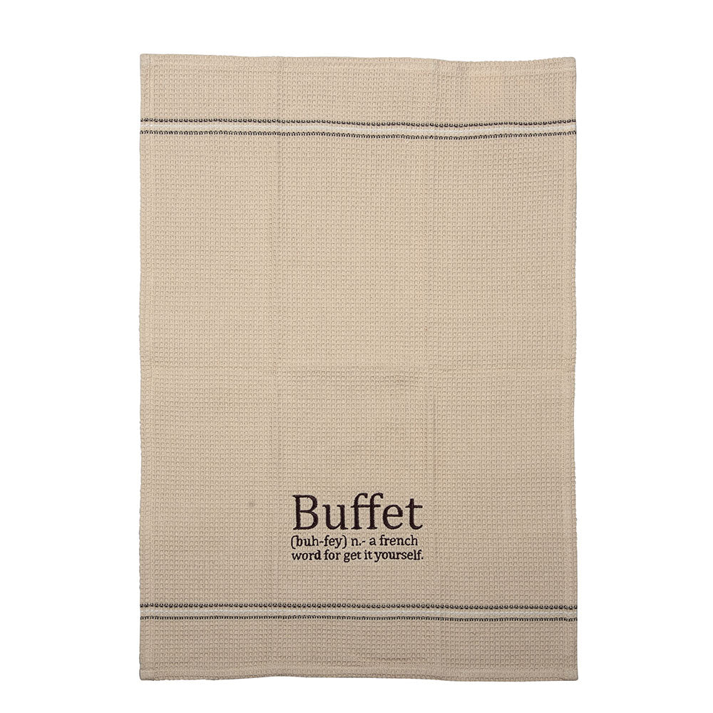 BUFFET DISH TOWEL SET OF 2 - - Home & Living