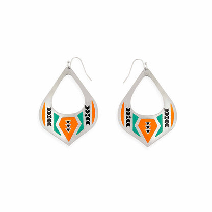 Kee-olee Silver Earrings- Myra USA- {{Product type}}