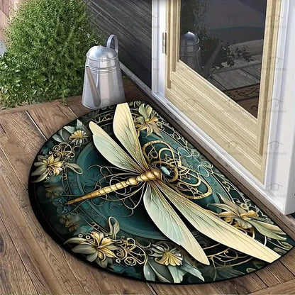 VIKAMA Bohemian Semi-Circular Carpet, Indoor And Outdoor Entrance Mat, Bathroom Door Mat, Soft And Anti-Slip Home Decoration. - LFLR-8 -
