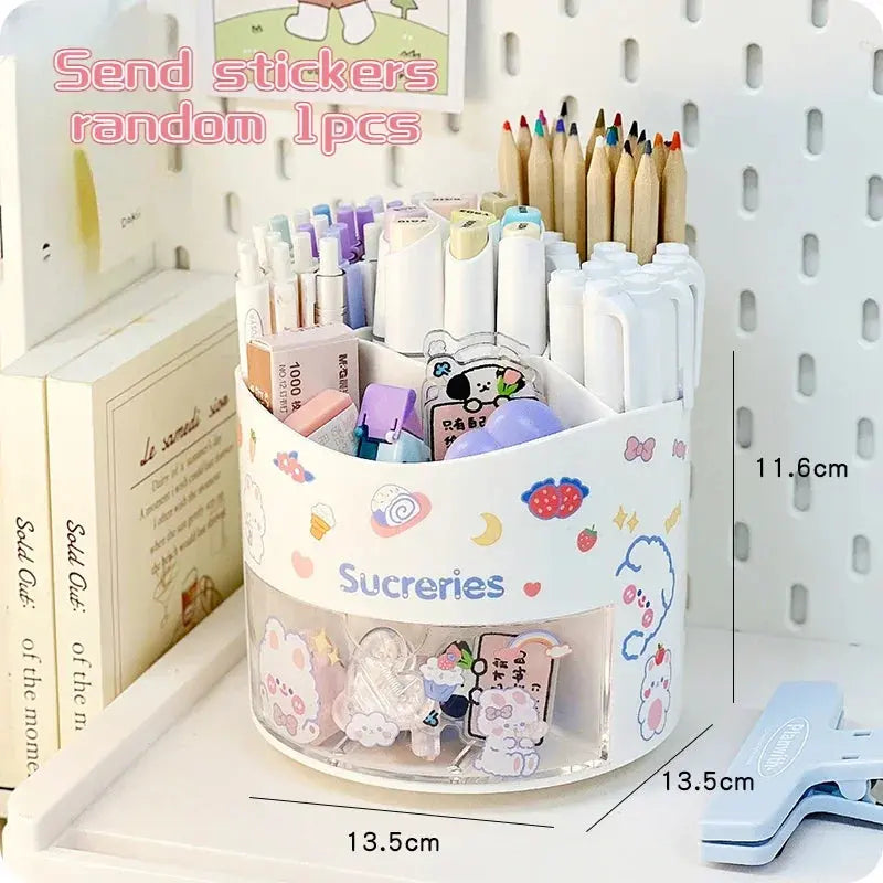 Multi-Purpose Rotating Organizer white send stickers