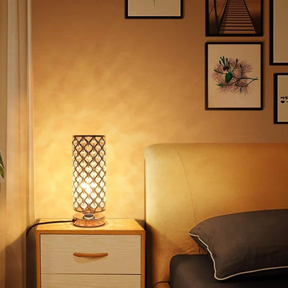 Luxury Crystal Table Lamp Night Lamp Diamond Crystal Decorative Table Lamp Bedroom Bar Night Light LED Desk Night Light Lamps - -