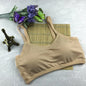 Fitness Yoga Sports Bra for Womens Gym Workout Running Padded Tank Top Athletic Vest Underwear Shockproof Push Up Sport Bra - Kq One Size -