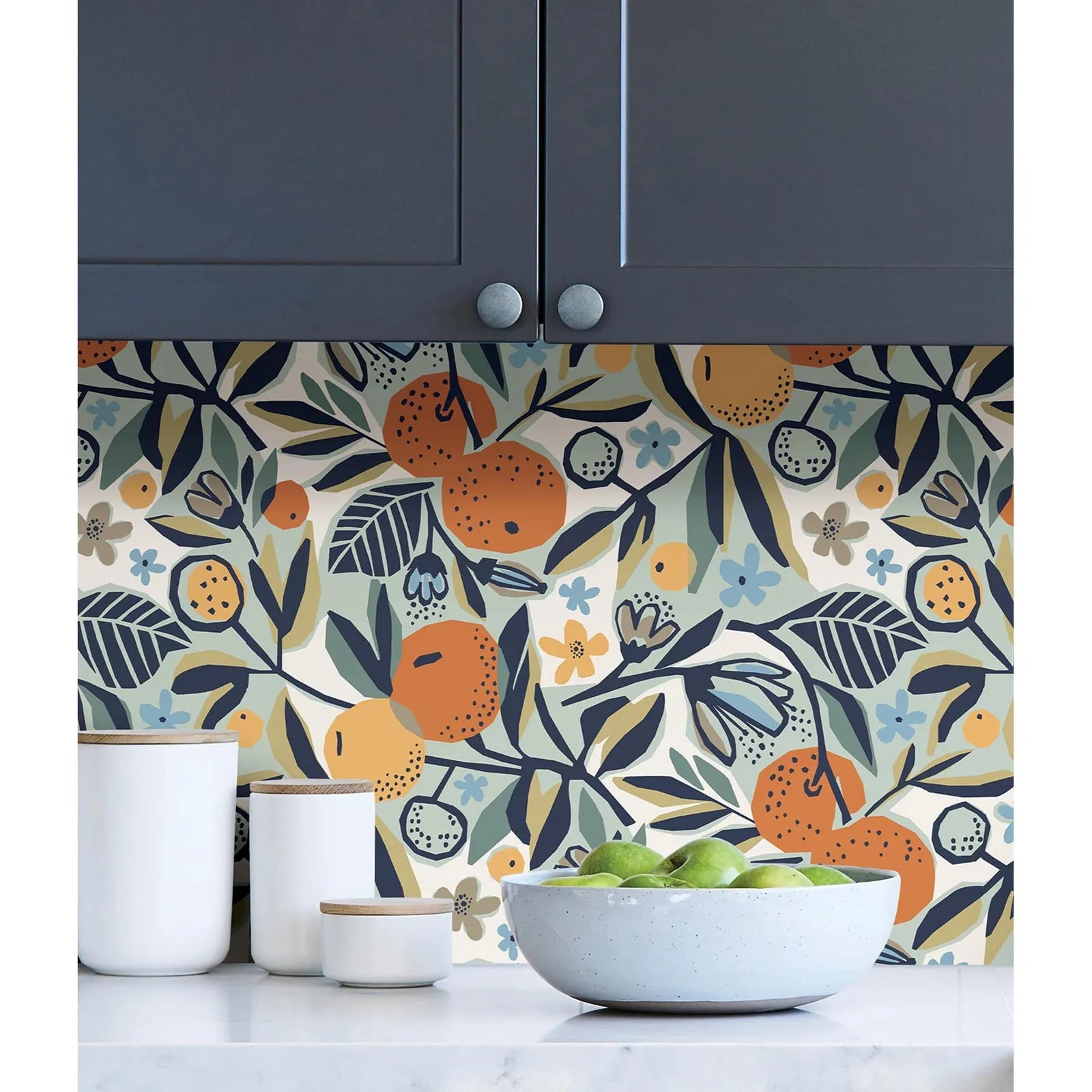Fruit Orange Pattern Wallpaper Kia Day Design