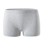 Women's underwear, compression pants, sports shorts, solid color underwear, comfortable and close fitting flat underwear - Gray 1pc -