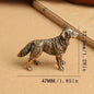 Copper Craft Brass Solid Owl Statue, Creative Animal Desk Ornaments, Desktop Home Decoration, Collectible, Cute Statue Ornament - dog China Mainland -